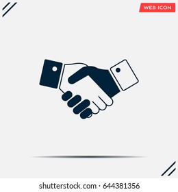 Icon of handshake sign.