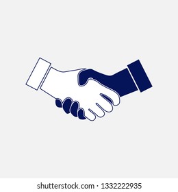 Icon Handshake Symbol. Designed for web and software interfaces. Outline Style Design - Vector 