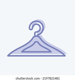 Icon Hanger. suitable for Kids symbol. two tone style. simple design editable. design template vector. simple illustration