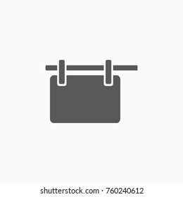 Icon Of hanging billboard.