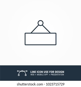 icon hanging door info