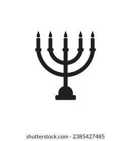 icon hanukkah vector template illustration logo design