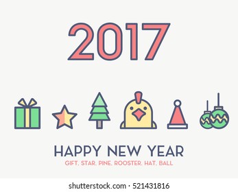 Icon Happy New Year