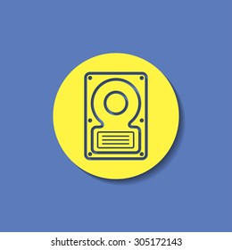 icon of hard disk