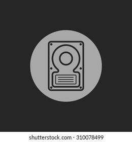 icon of hard disk
