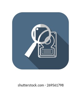 icon of hard disk search