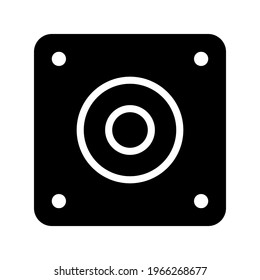 Icon Hard Disk With Style Glyph