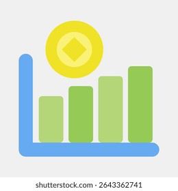 Hashrate des Symbols. Kryptowährungselemente. Symbol im flachen Stil.