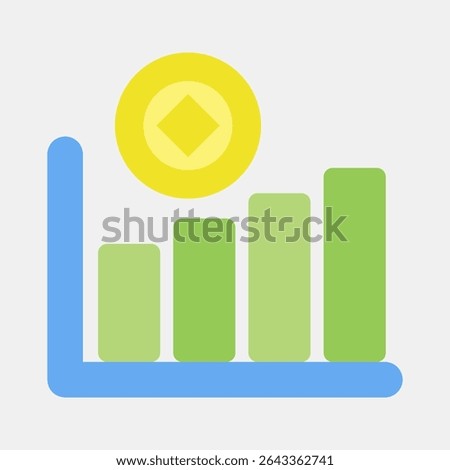 Icon hash rate. Crypto currency elements. Icon in flat style.