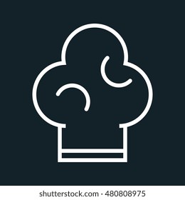 icon hat chef cooking design
