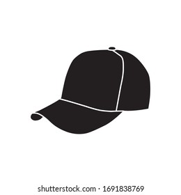 icon hat vector with black collor from eps 10