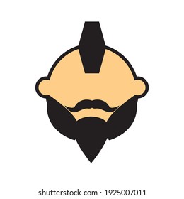 icon head character vector design