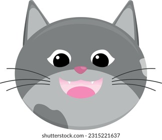 El icono es la cabeza de un lindo gato