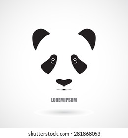 Icon with head panda.
