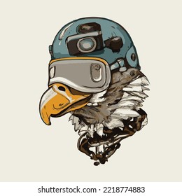 icon of head in vintage illustration, artworks retro style