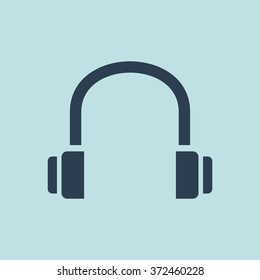 Icon of Headphone. EPS-10.