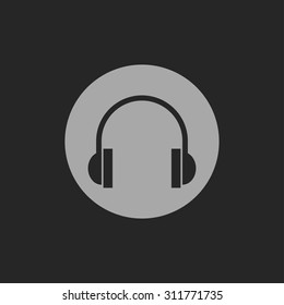 icon of headphones