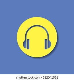 icon of headphones