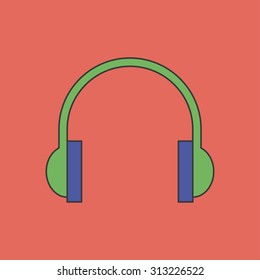 icon of headphones