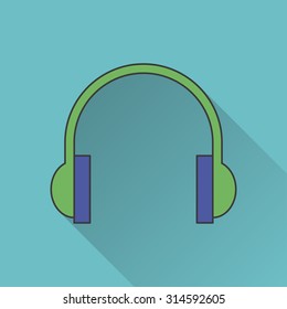 icon of headphones