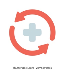 Icon a healing, isolated against a clean background.