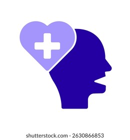 Icon a health awareness, isolated against a clean background.