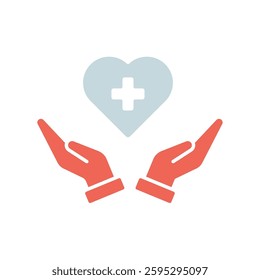 Icon a healthcare, isolated against a clean background.