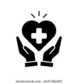 Icon a healthcare, isolated against a clean background.