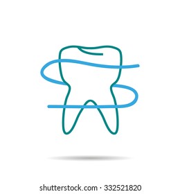 Icon of a healthy tooth