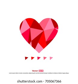 Icon heart element
