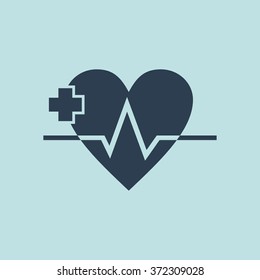 Icon of Heart. EPS-10.
