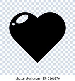 icon heart on a white background. love vector illustration