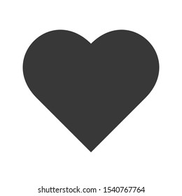 icon heart on a white background. love vector illustration