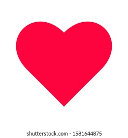 icon heart on a white background. love vector illustration