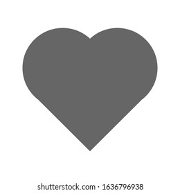 icon heart on a white background
