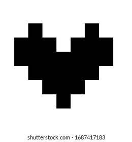 corazón en un fondo blanco. ilustración del vector de amor