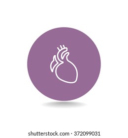  icon heart organ