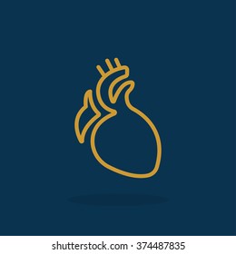  icon heart organ