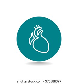  icon heart organ