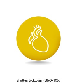  icon heart organ