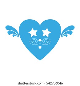 icon heart with wings