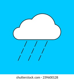 icon of heavy rain