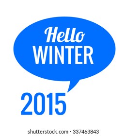 Icon Hello, november Vector EPS 10 illustration.