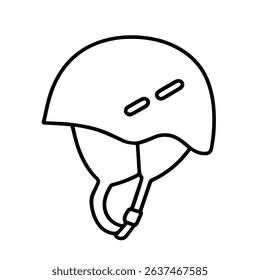icon  helmet rock climbing on white background vector
Vector line icon rock climbing, mountaineering, tourism