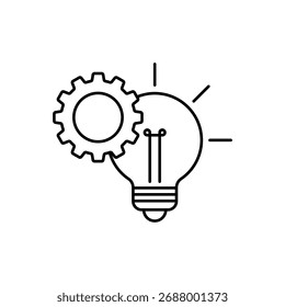 Icono de una idea de ayuda, aislado contra un fondo limpio.