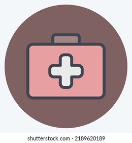 Ayuda del icono. adecuado para el símbolo educativo. estilo mate de color. diseño simple editable. vector de plantilla de diseño. ilustración simple