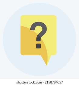 Icon Help. suitable for Infographics symbol. flat style. simple design editable. design template vector. simple symbol illustration