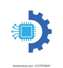 Ícone de um hardware de alta tecnologia, isolado contra um fundo limpo.
