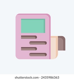 Icon Hockey News. related to Hockey Sports symbol. flat style. simple design editable