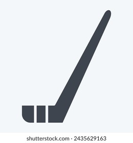 Icon Hockey Stick. related to Hockey Sports symbol. glyph style. simple design editable